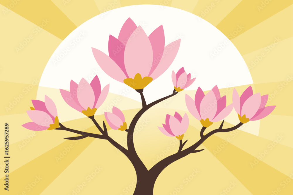 Obraz premium pink blossom tree