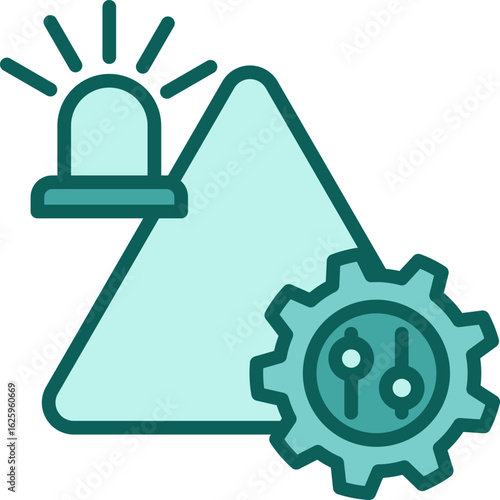 Incident Control solid icon
