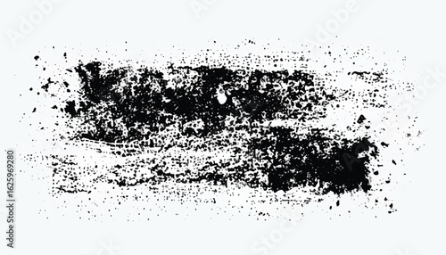Distressed Grunge Grainy Stamp Texture. Grunge Grainy Noise Texture. Monochrome Vintage Grunge Texture.  
