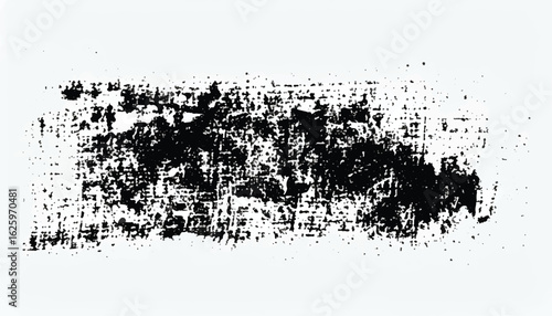 Distressed Grunge Grainy Stamp Texture. Grunge Grainy Noise Texture. Monochrome Vintage Grunge Texture.  