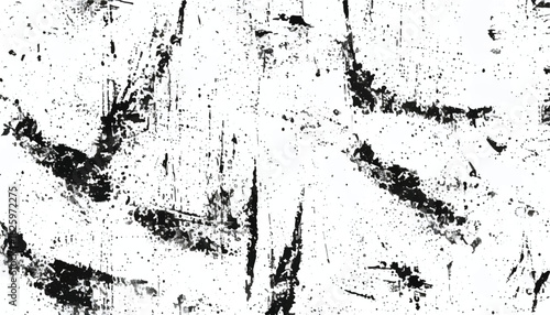 Abstract grunge black and white distressed texture background. Grunge overlay background. Monochrome Texture.