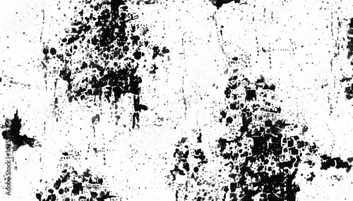 Abstract grunge black and white distressed texture background. Grunge overlay background. Monochrome Texture.