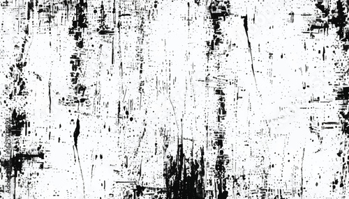 Tablou pe pânză Abstract black and white grunge texture with scratched surface