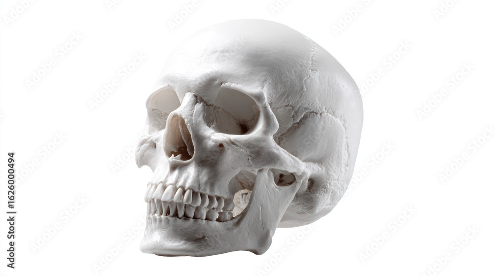 Obraz premium Detailed human skull study model