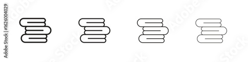 Towels icon outline vector pack. Best for web, mobile, ui