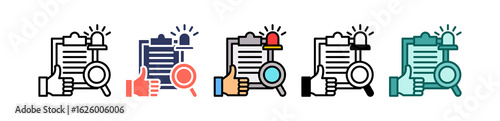 Incident Review multiple icon