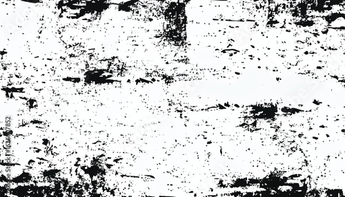 Abstract grunge black and white distressed texture background. Grunge overlay background. Monochrome Texture.