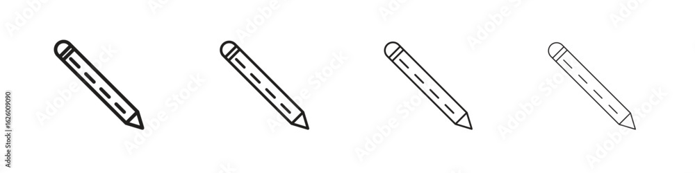 Obraz premium Eyeliner icon outline vector pack. Best for web, mobile, ui