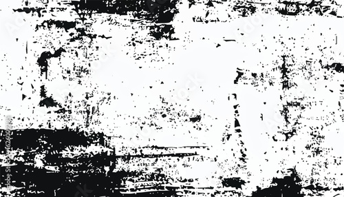 Abstract grunge black and white distressed texture background. Grunge overlay background. Monochrome Texture.