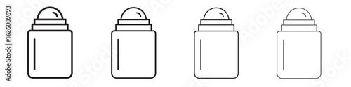 deodorant icon outline vector pack. Best for web, mobile, ui