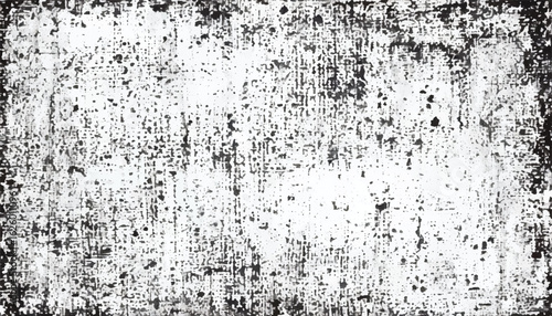 Abstract grunge black and white distressed texture background. Grunge overlay background. Monochrome Texture.