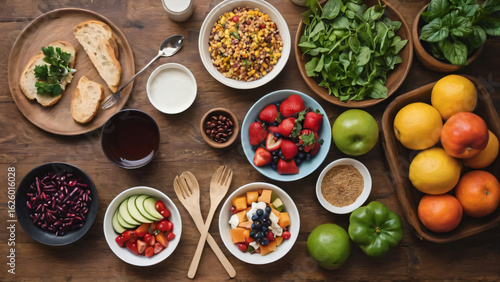 Wallpaper Mural pasta with tomatoes and herbs Torontodigital.ca