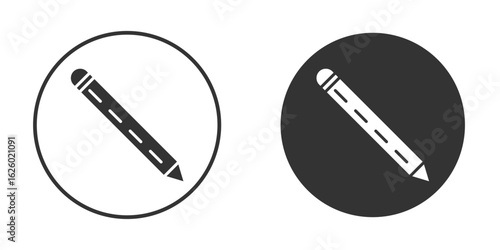 Eyeliner icon flat. Illustration isolated vector sign symbol