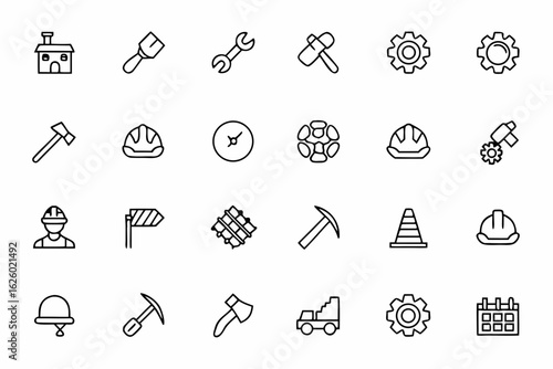  An abstract line art collection honoring labor movements and hardworking professions — perfect for minimalist designs and digital storytelling.