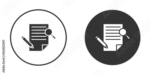 Defining icon flat. Illustration isolated vector sign symbol