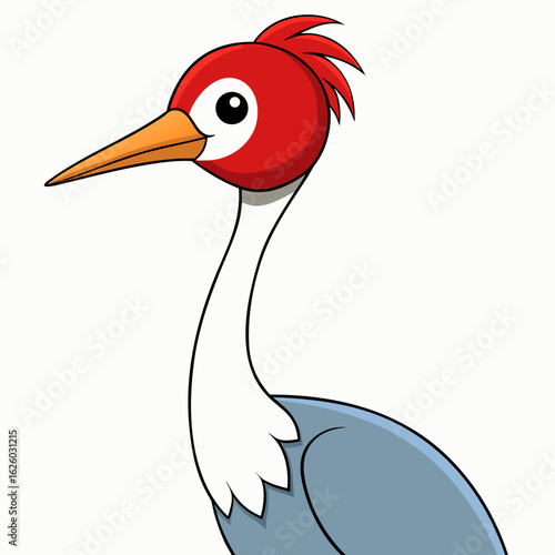 vector illustration of crane