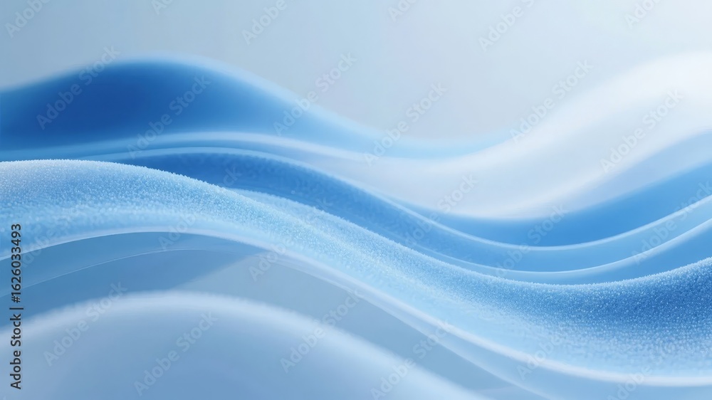 Obraz premium Abstract Wavy Blue and White Texture