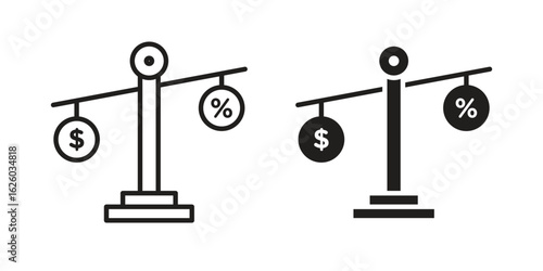Taxes icon sign symbol and flat style for app, web and digital design.
