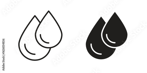 Tear drop icon sign symbol and flat style for app, web and digital design.