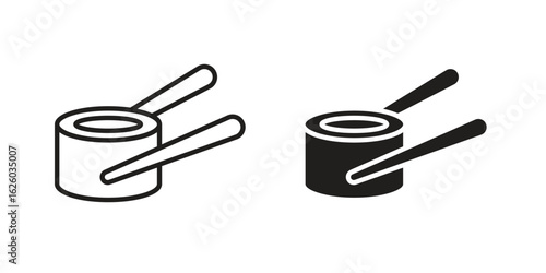 Sushi icon sign symbol and flat style for app, web and digital design.