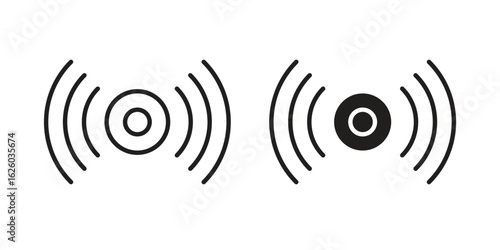 Sensor icon sign symbol and flat style for app, web and digital design.