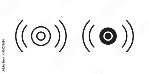 Sensor icon sign symbol and flat style for app, web and digital design.