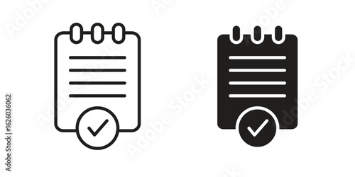 Reservation icon sign symbol and flat style for app, web and digital design.