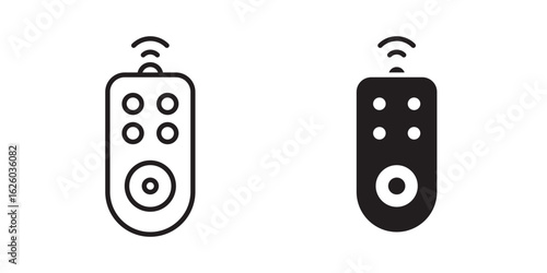 Remote control icon sign symbol and flat style for app, web and digital design.
