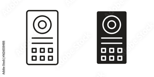 Intercom icon sign symbol and flat style for app, web and digital design.