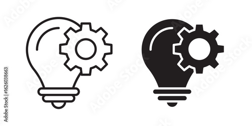 Implementation icon sign symbol and flat style for app, web and digital design.