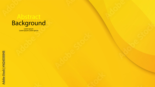 Yellow color background abstract art vector