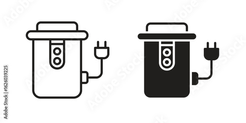 Garbage disposal icon sign symbol and flat style for app, web and digital design.