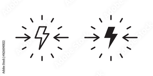 Conflict icon sign symbol and flat style for app, web and digital design.