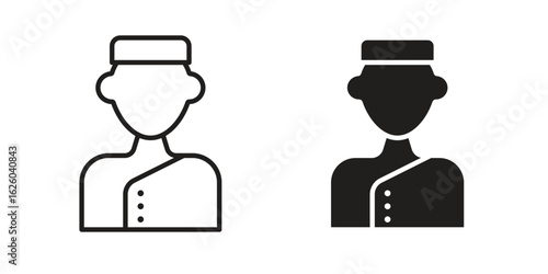 Concierge icon sign symbol and flat style for app, web and digital design.