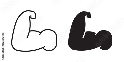 Arm icon sign symbol and flat style for app, web and digital design.