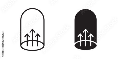 Air suction icon sign symbol and flat style for app, web and digital design.