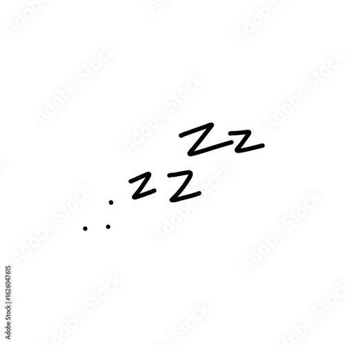 Zzz sleeping doodle 