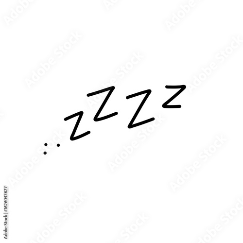 Zzz sleeping doodle 