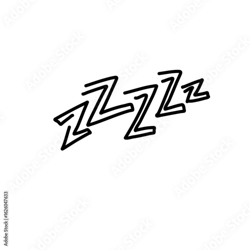 Zzz sleeping doodle 