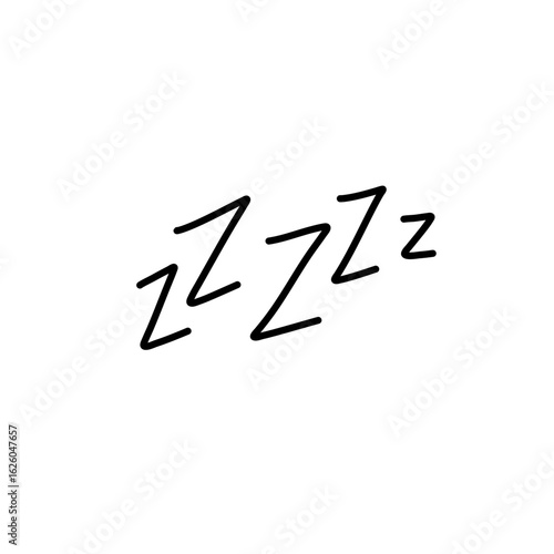 Zzz sleeping doodle 