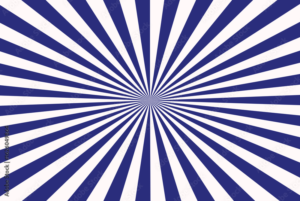 Fototapeta premium Blue color and Snow color burst background. Flag of japanese.