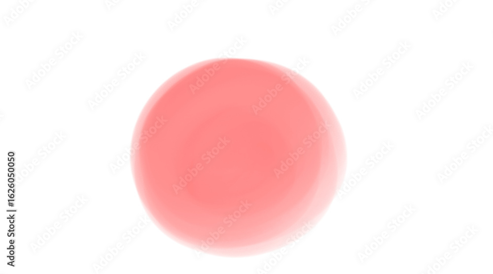 Blurry coral pink circular spot with soft edges. Abstract watercolor-style highlight shape for dreamy and delicate design accents Blurry coral pink circular spot with soft edges. Abstract watercolor-style highlight shape for dreamy and delicate design accents