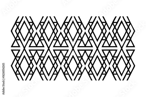 abstract line art geometric pattern