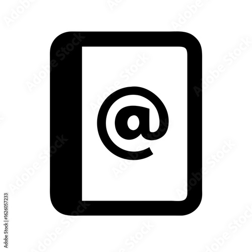Email Contact Book Icon Symbol Isolated Vector