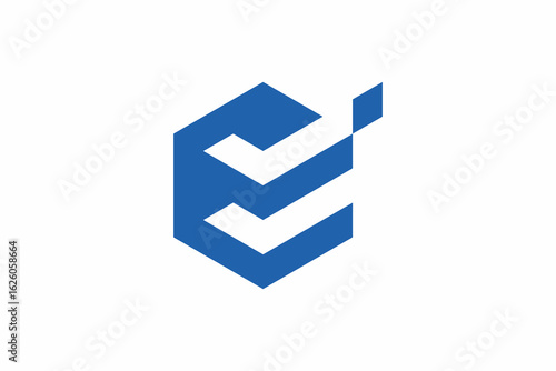 Letter E Check Logo 