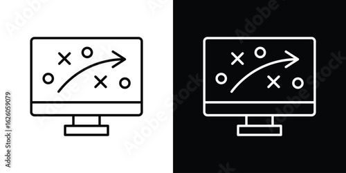 Tactical icon symbol, logo illustration. Vector graphics