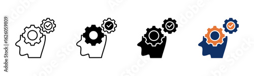 Skills icon sheet multiple style collection