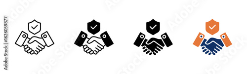 Reliability icon sheet multiple style collection