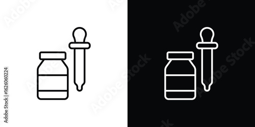 Serum icon symbol, logo illustration. Vector graphics