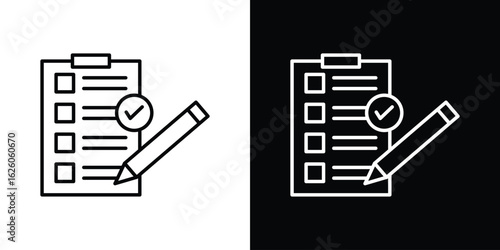 Requirements icon symbol, logo illustration. Vector graphics